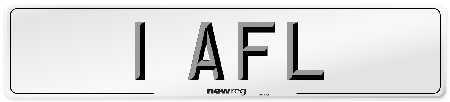 1 AFL Number Plate from New Reg